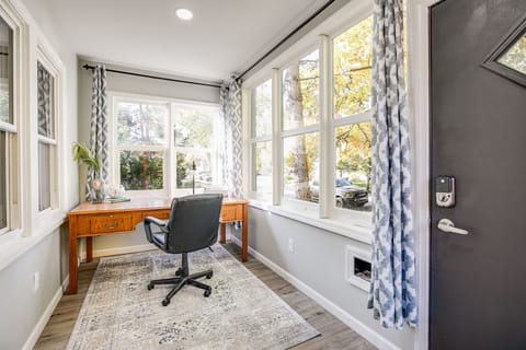 The private workspace is perfect for remote work.