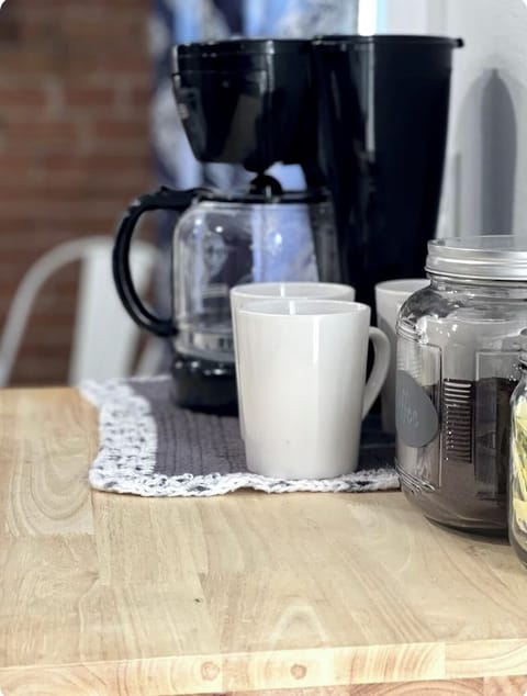 Coffee bar provided for morning motivation. 