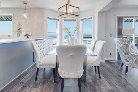 Beautiful dining inside for a wonderfully planned meal.