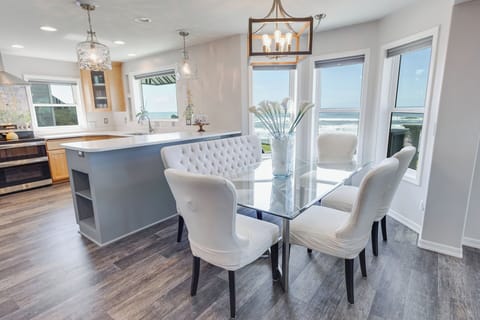 Open kitchen/dining allows the cook to be part of the fun!