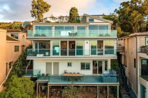 Exterior view of the ocean side of the property