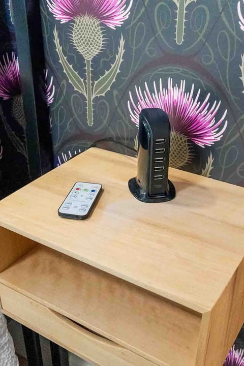 Equipped with plenty of USB ports, making it easy to charge all your electronics during your stay.