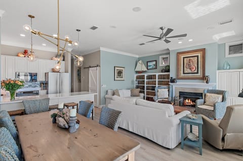 Anchor Cliff-Seacrest-Second Floor Living, Dining, and Kitchen - Anchor Cliff-Seacrest-Second Floor Living, Dining, and Kitchen