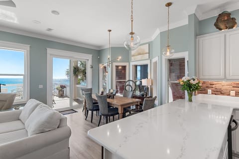 Anchor Cliff-Seacrest-Second Floor Kitchen and Dining - Anchor Cliff-Seacrest-Second Floor Kitchen and Dining