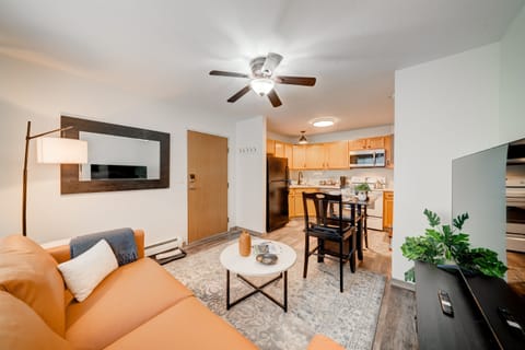 Relax and enjoy the feel of our open concept chalet!