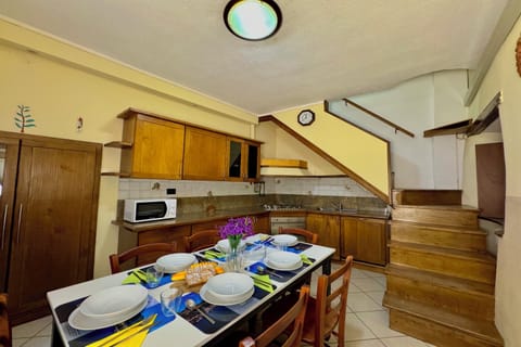 Kitchen and dining area