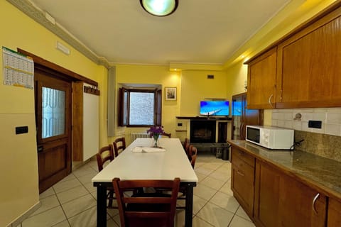 Kitchen and dining area