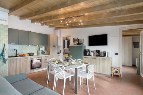 Kitchen and dining area