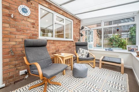 Enjoy the morning sunshine in the conservatory, perfect for morning coffee.