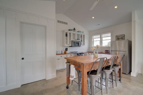 Private changing room behind door