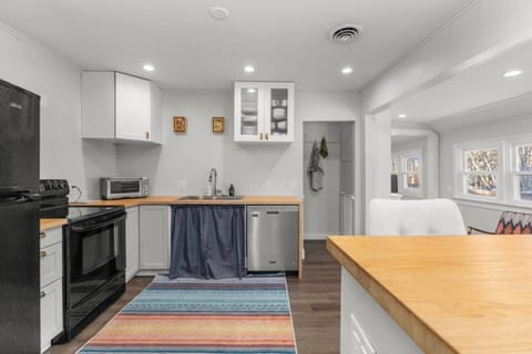 Kitchen with Electric Stove