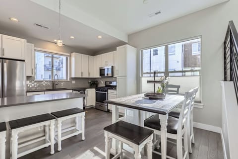 This 3 story townhome is located in Arvada, Colorado.