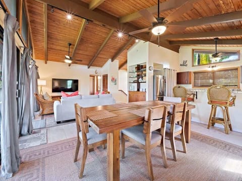 Dining table with seating for 6