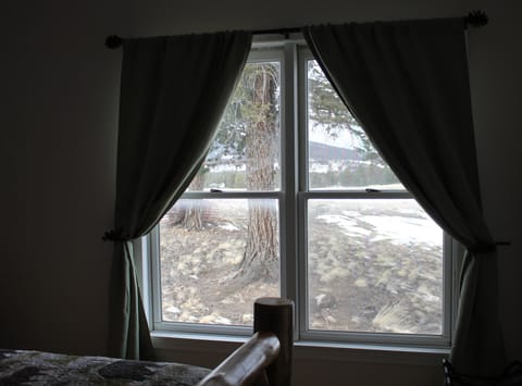 View from main floor bedroom.