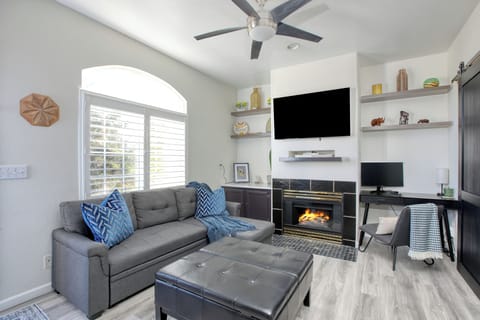 Welcome to Lazy Dune, Unit 308! Your breezy upstairs one-bedroom beach retreat features a comfy king bed and a sleeper sofa for extra guests. Kick back in the full kitchen, perfect for whipping up seaside snacks after a day on the sand.