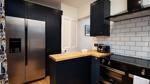 Dalgety - the contemporary kitchen at the rear of the house