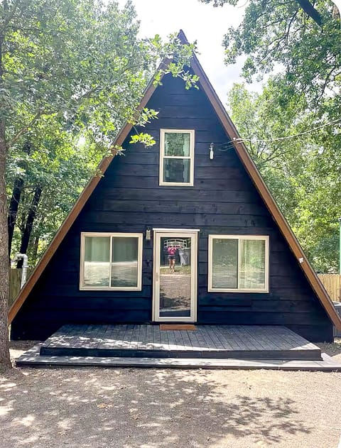 newly stained for a modern look 