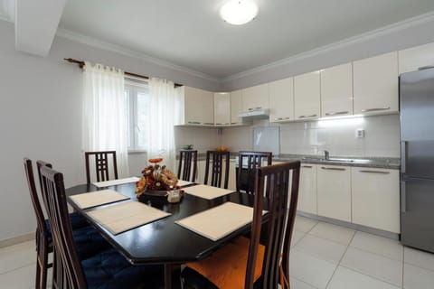 Kitchen and dining area