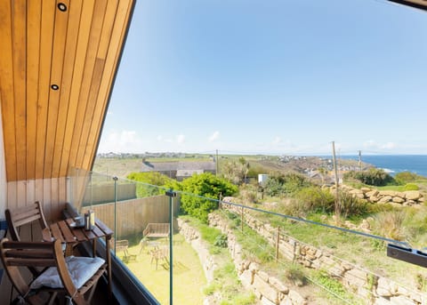 Views from the master bedroom balcony 