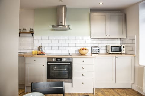 Ground floor: The delightful kitchen is well equipped