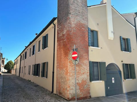 The building where the apartment is located