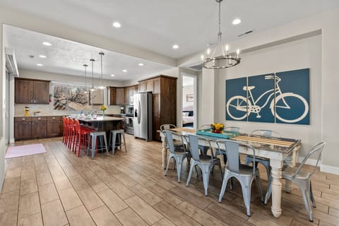 Unit 1 Dining Room and Kitchen