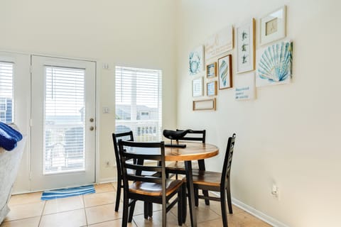 1 table seating 4 - great for morning coffee or game nights