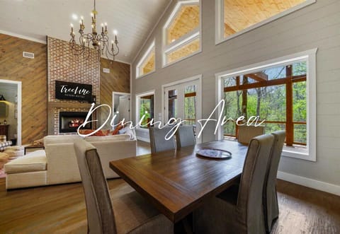 Savor your morning coffee in the dining area, with views that invite the outside in.