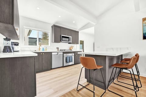 Wall heater located in the living space and one in the man bedroom. Controls are at the bottom of the wall heater.