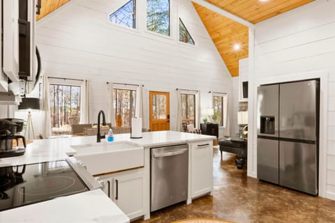 Start your day sunny side up in our bright and airy kitchen—perfect for breakfast champions