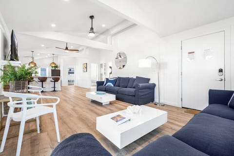 Bright and spacious living room perfect for groups or the whole family!