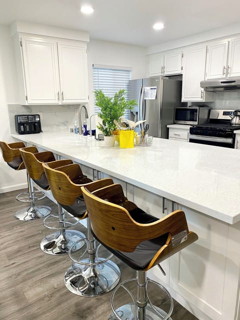 Have a seat on one of our barstools and enjoy some coffee or a breakfast snack. 