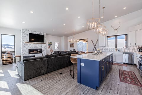 Upper Level - Living Room | Kitchen