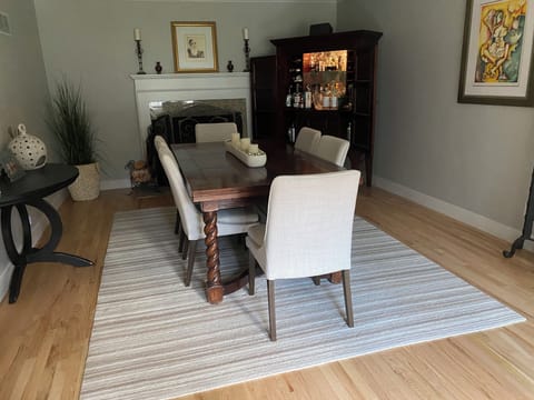 Dining room with bar