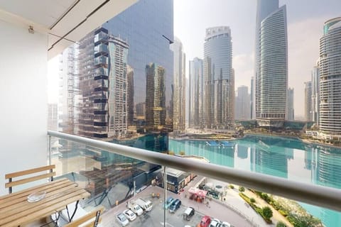 Balcony with outdoor furniture