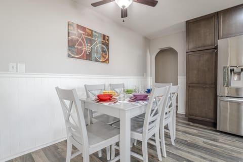 Pull up a chair and enjoy a meal with loved ones.