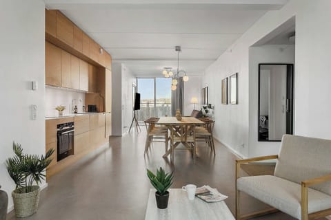 Full living and dining area view