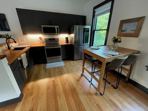 Kitchen and dining area