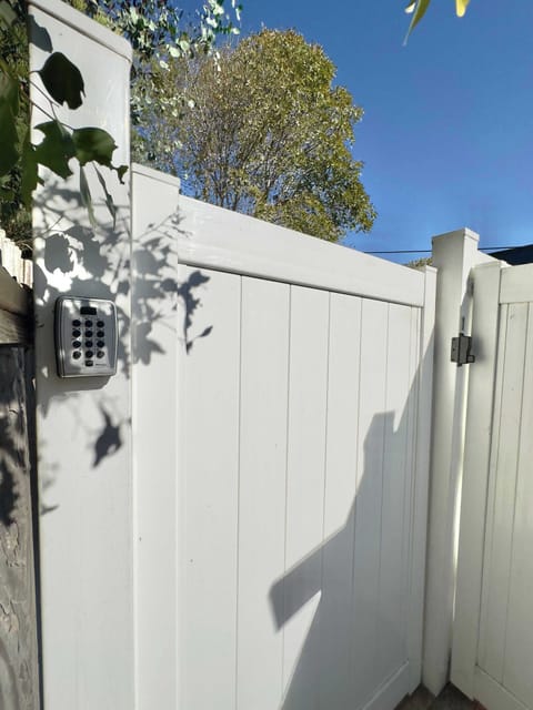 Private entry with lock box