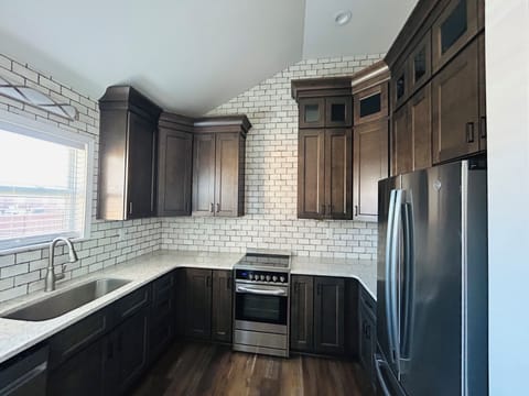 Fully stocked kitchen