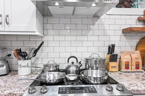 Ample cookware for your stay.