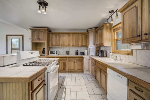 A fully equipped kitchen with ample storage, modern appliances, and everything you need to prepare delicious meals.