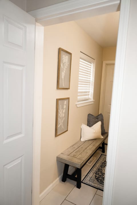 master bathroom with large walk-in closet