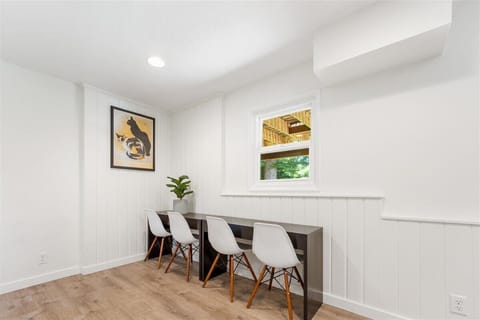 Downstairs work / study area.