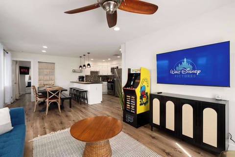 Spacious, stylish, and packed with fun – enjoy an open-concept layout with a game room full of arcade excitement!