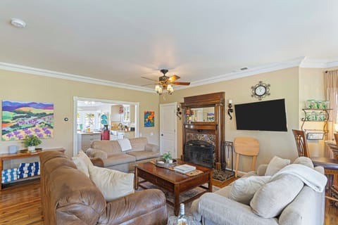 Living room in the main house.