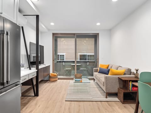 Main living with Smart TV and comfortable seating