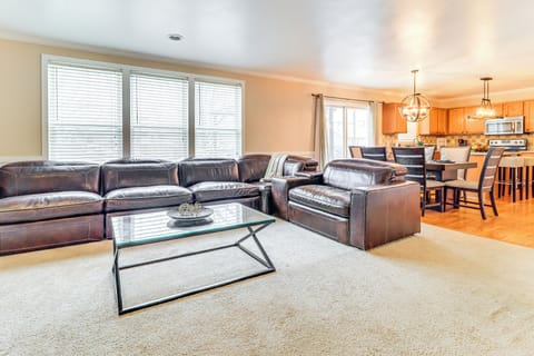 Ypsilanti Township Vacation Rental | 4BR | 3BA | 1,746 Sq Ft | 3 Steps Required