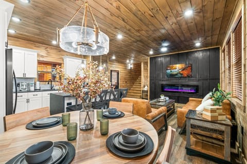 Dine in style with an open view of the elegant living space—perfect for sharing meals and making memories