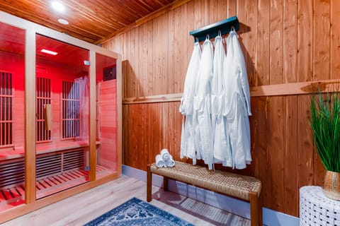 Relax after a long day in the Infrared Sauna Room!